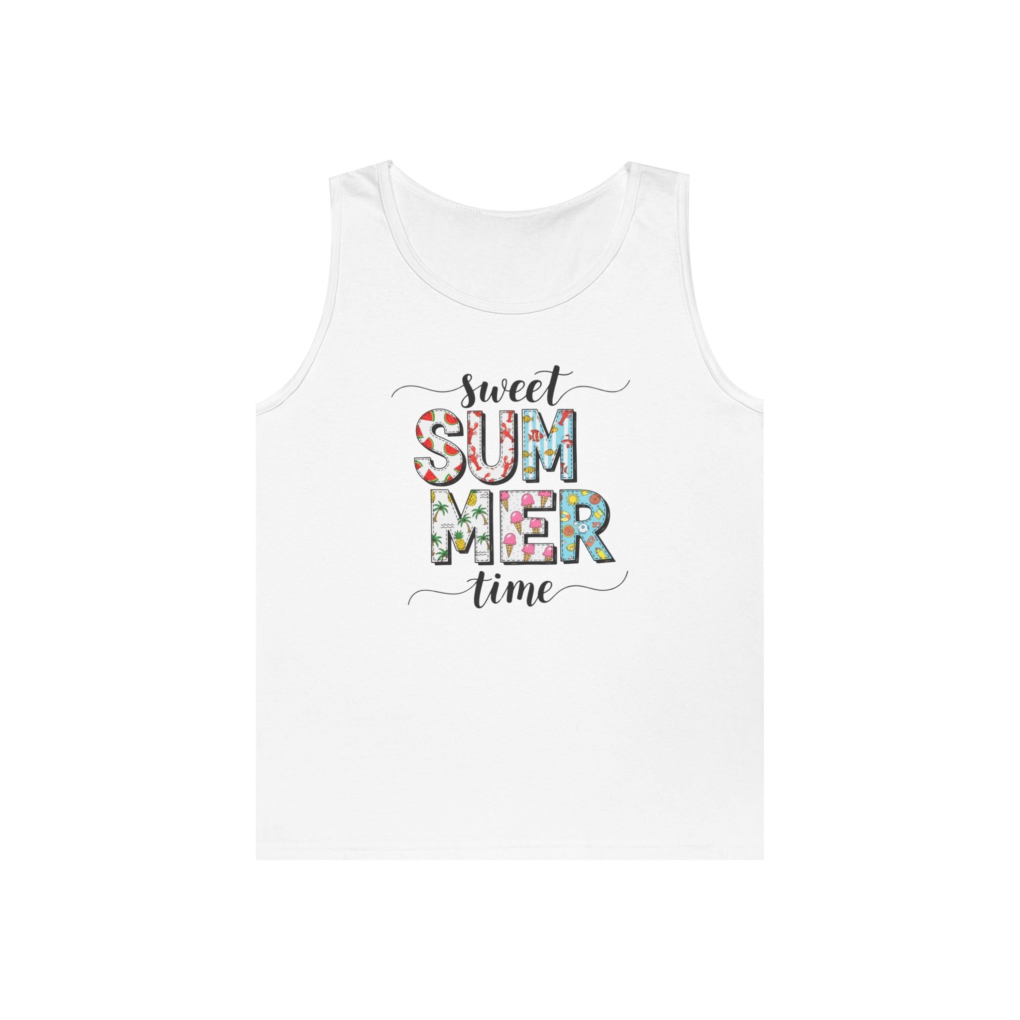 Sweet Summer Time Unisex Heavy Cotton Tank Top