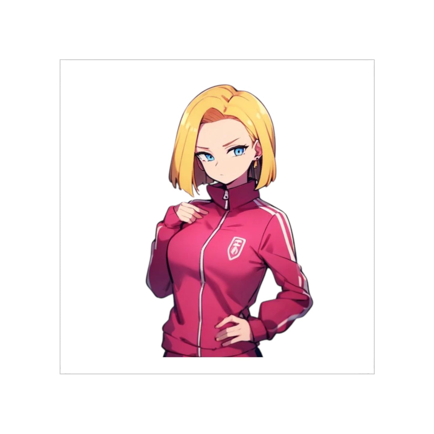 Strong Sport Android 18 Sticker