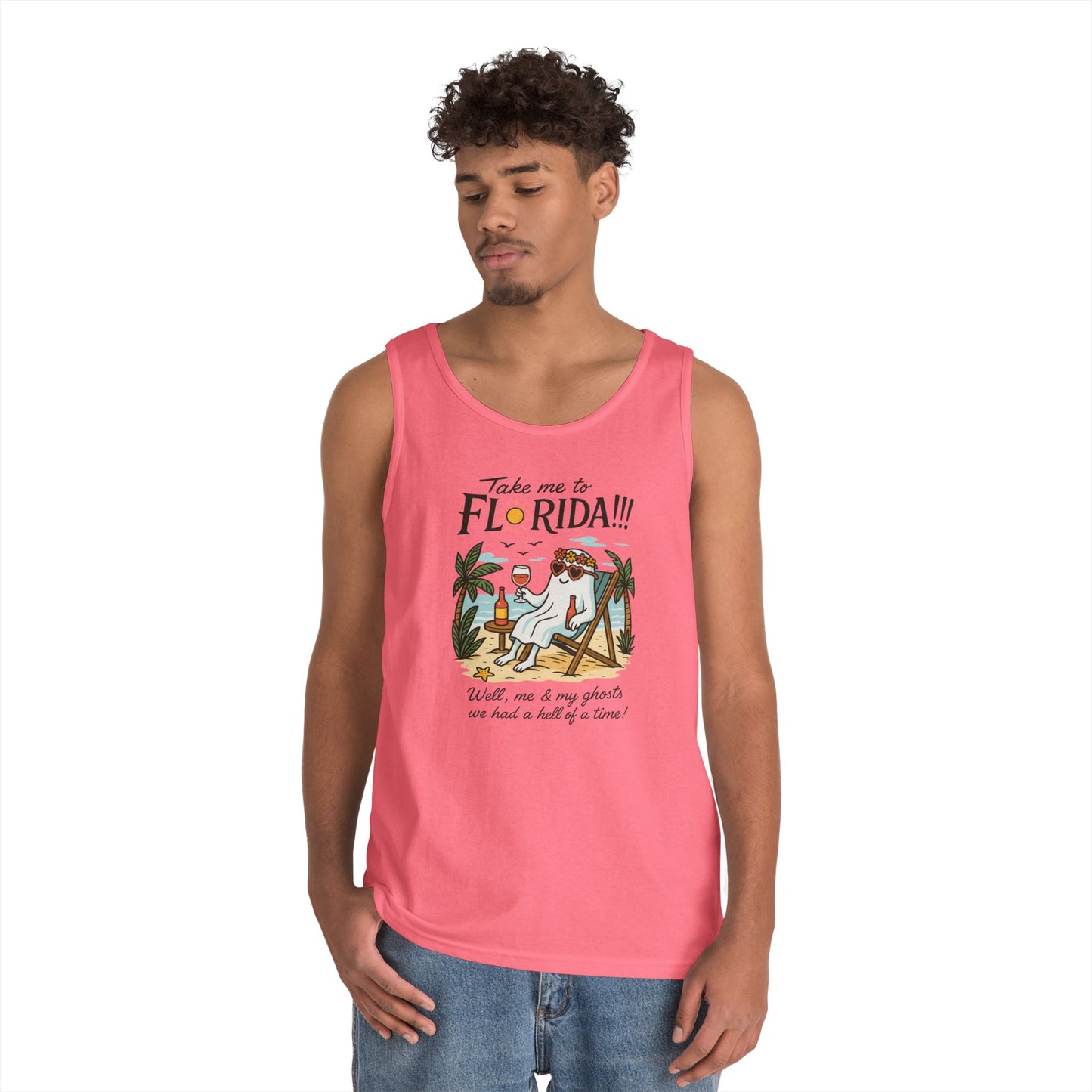 Take Me To Forida Unisex Heavy Cotton Tank Top