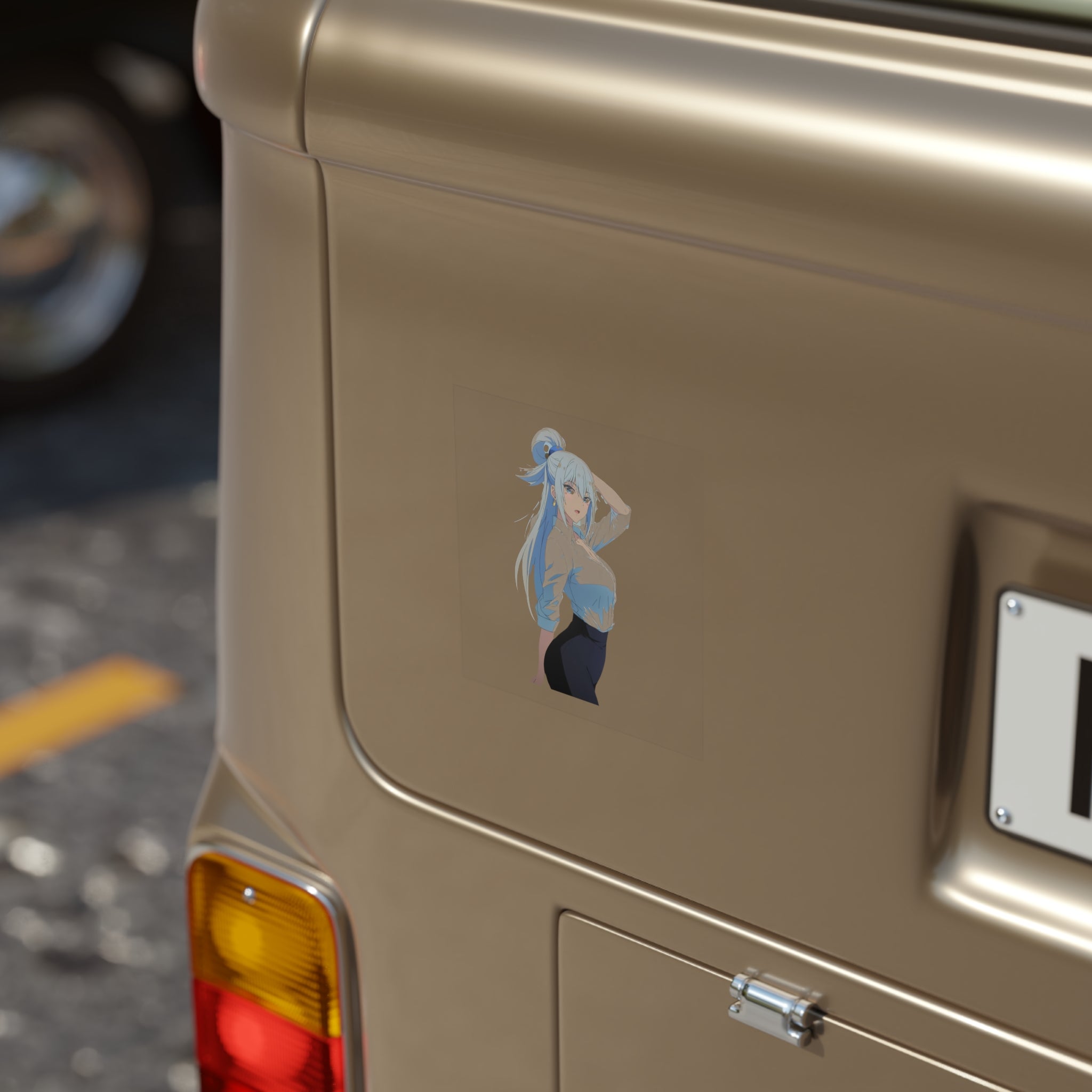 Aqua Confident Business Attire Sticker