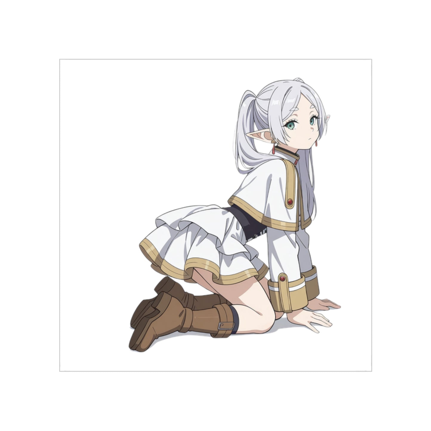 Kneeling Frieren Sticker