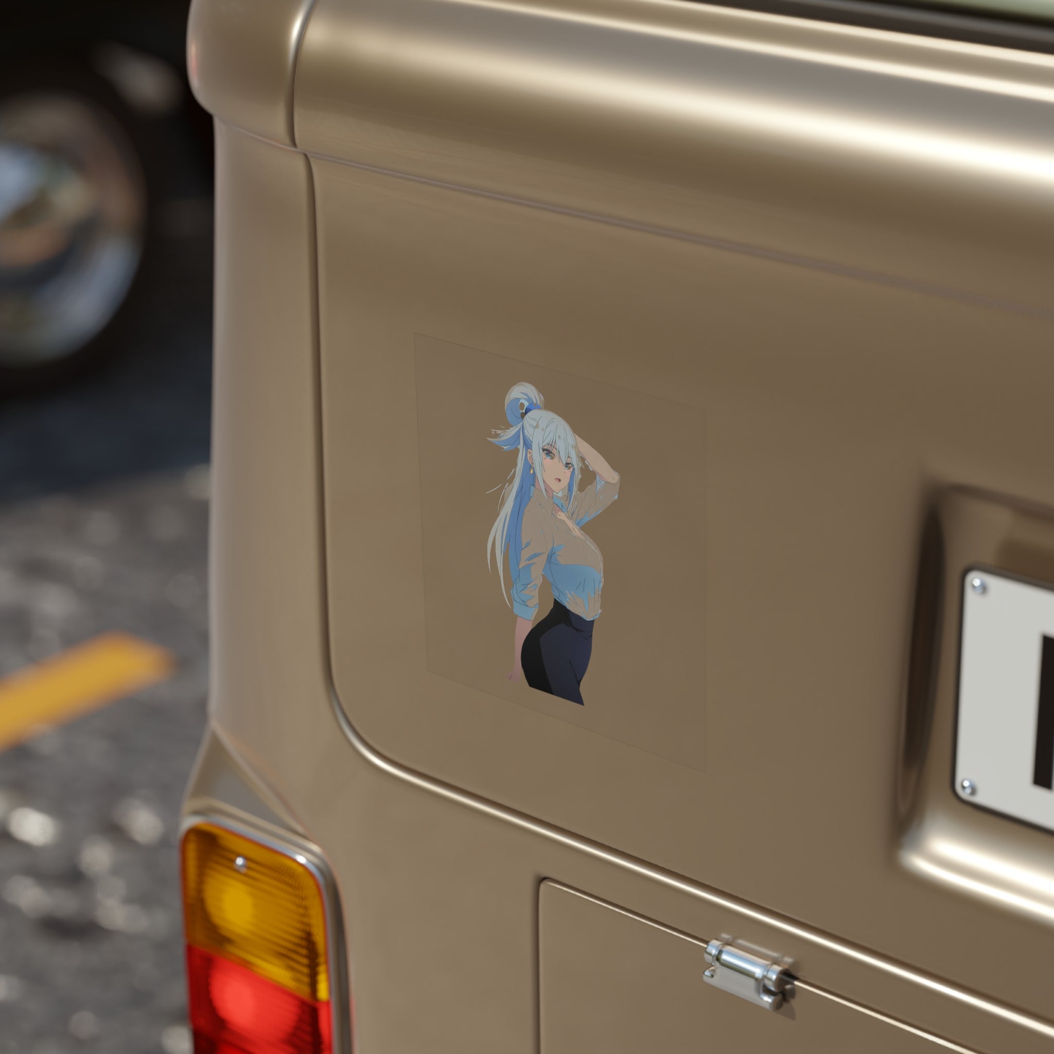 Aqua Confident Business Attire Sticker