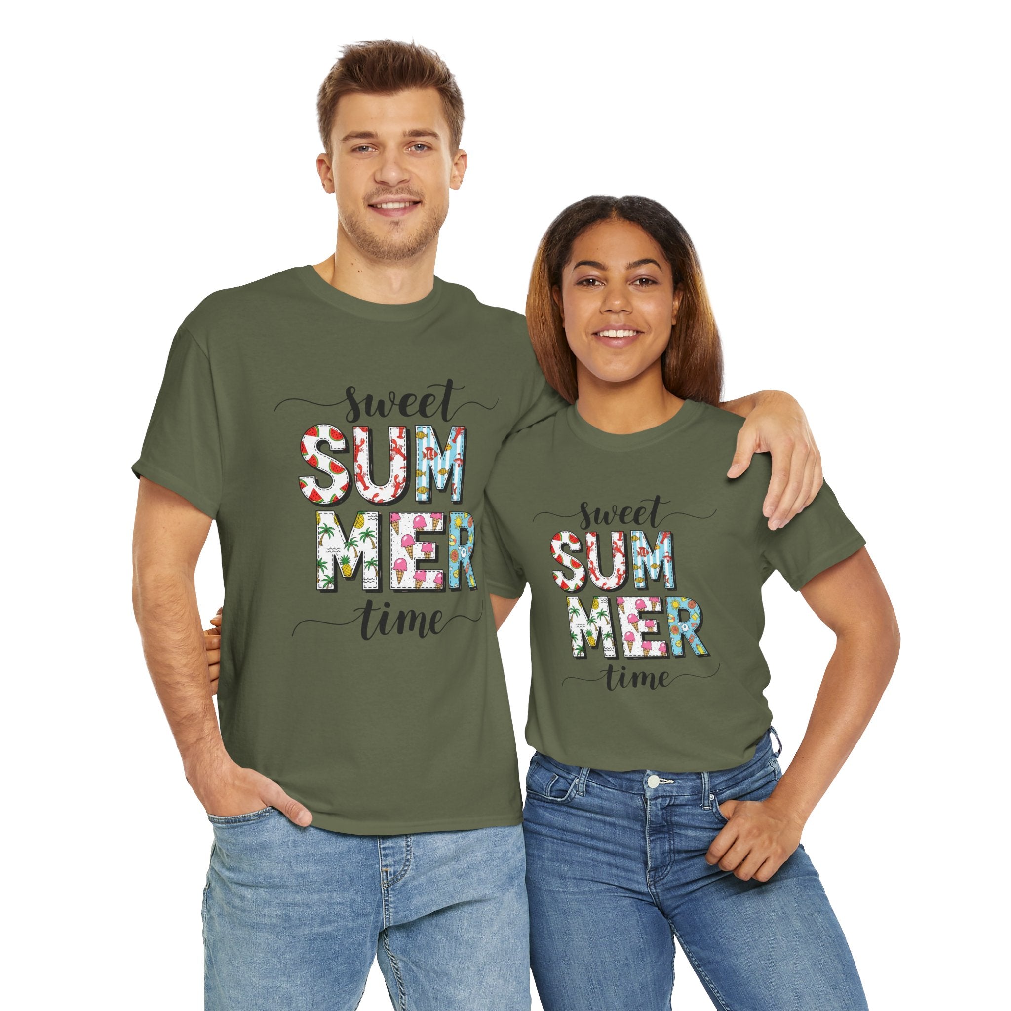 Sweet Summer Time Unisex Heavy Cotton Tee