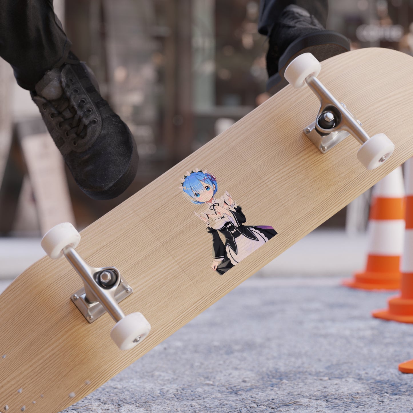 Rem Shy Maid Sticker