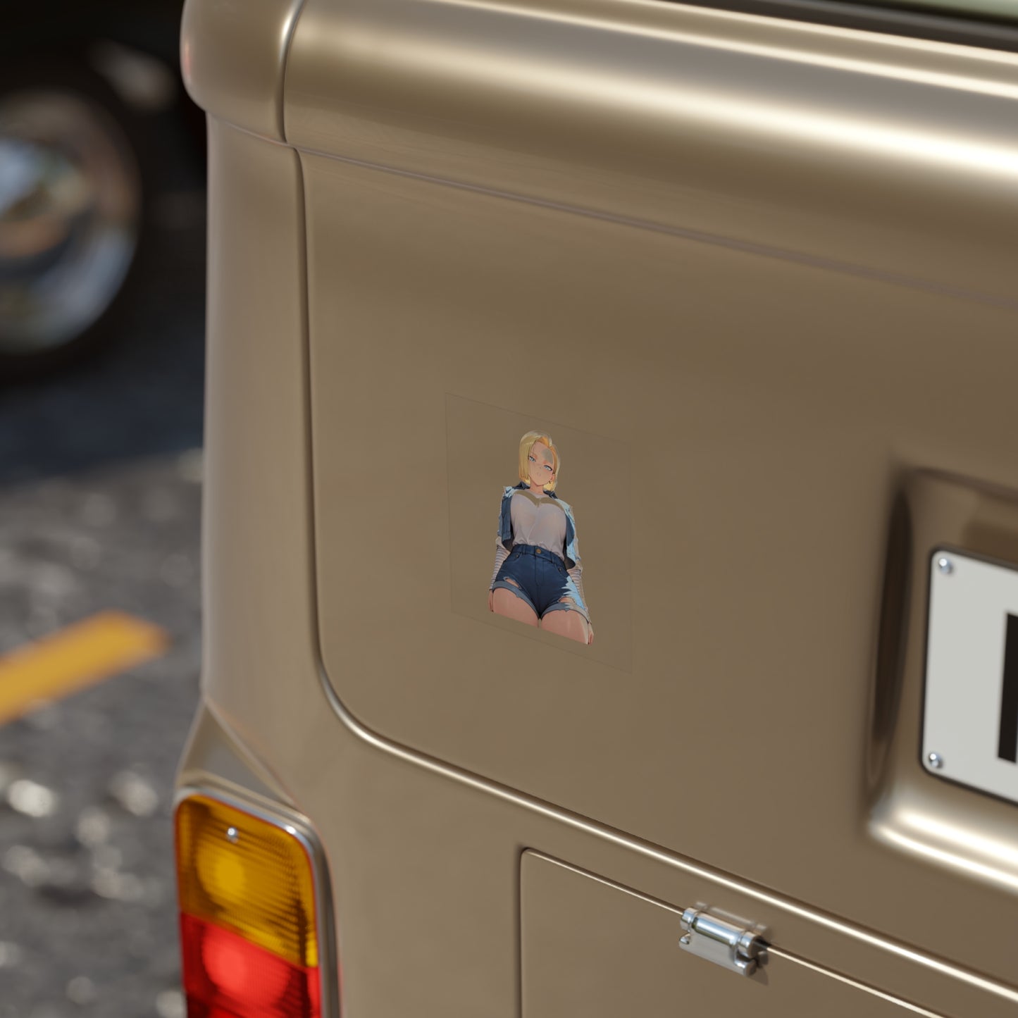 Big Busty Android 18 Sticker