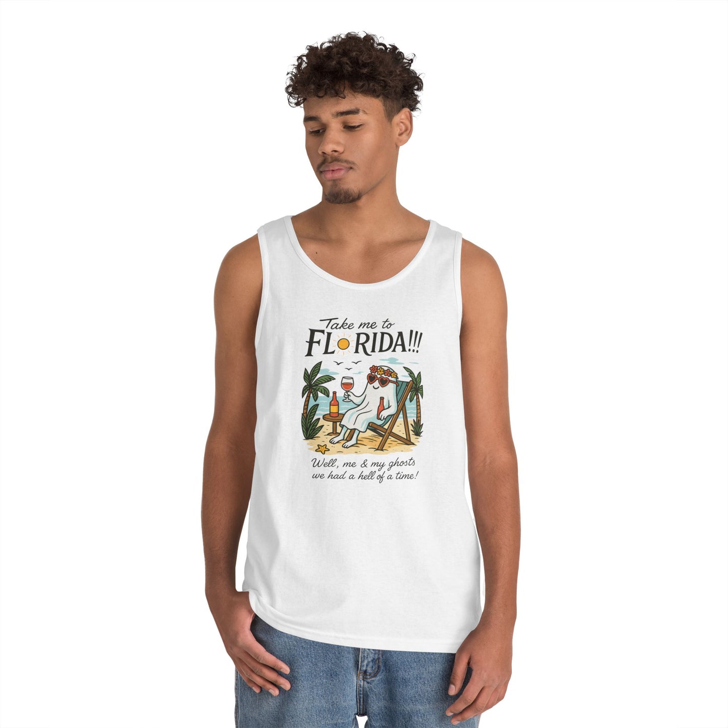 Take Me To Forida Unisex Heavy Cotton Tank Top