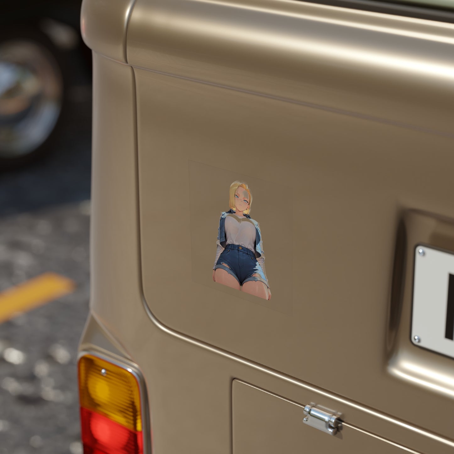 Big Busty Android 18 Sticker