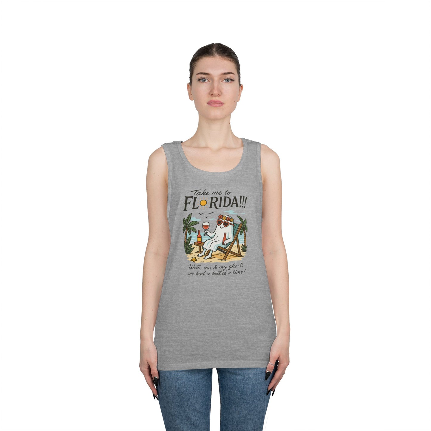 Take Me To Forida Unisex Heavy Cotton Tank Top