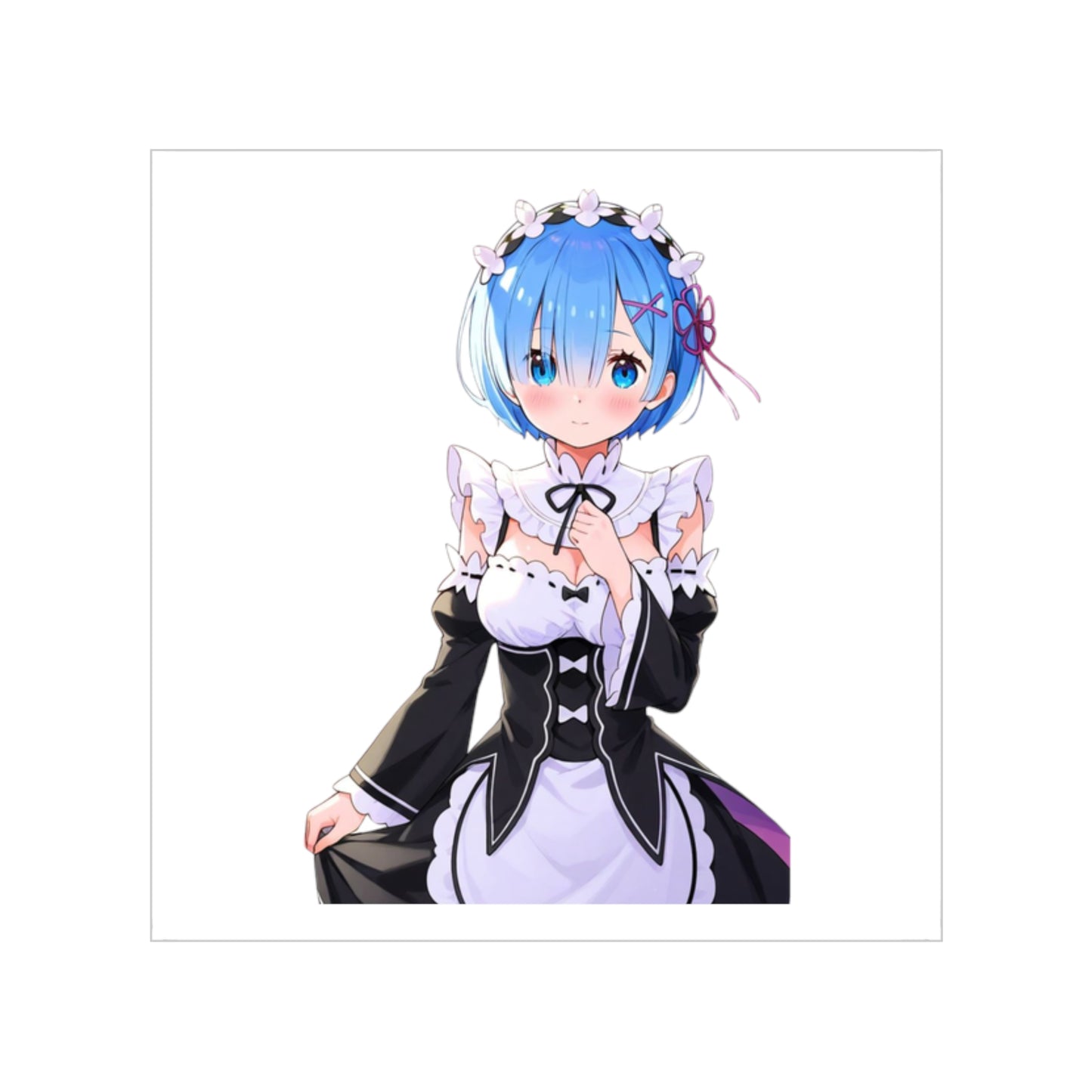 Rem Shy Maid Sticker