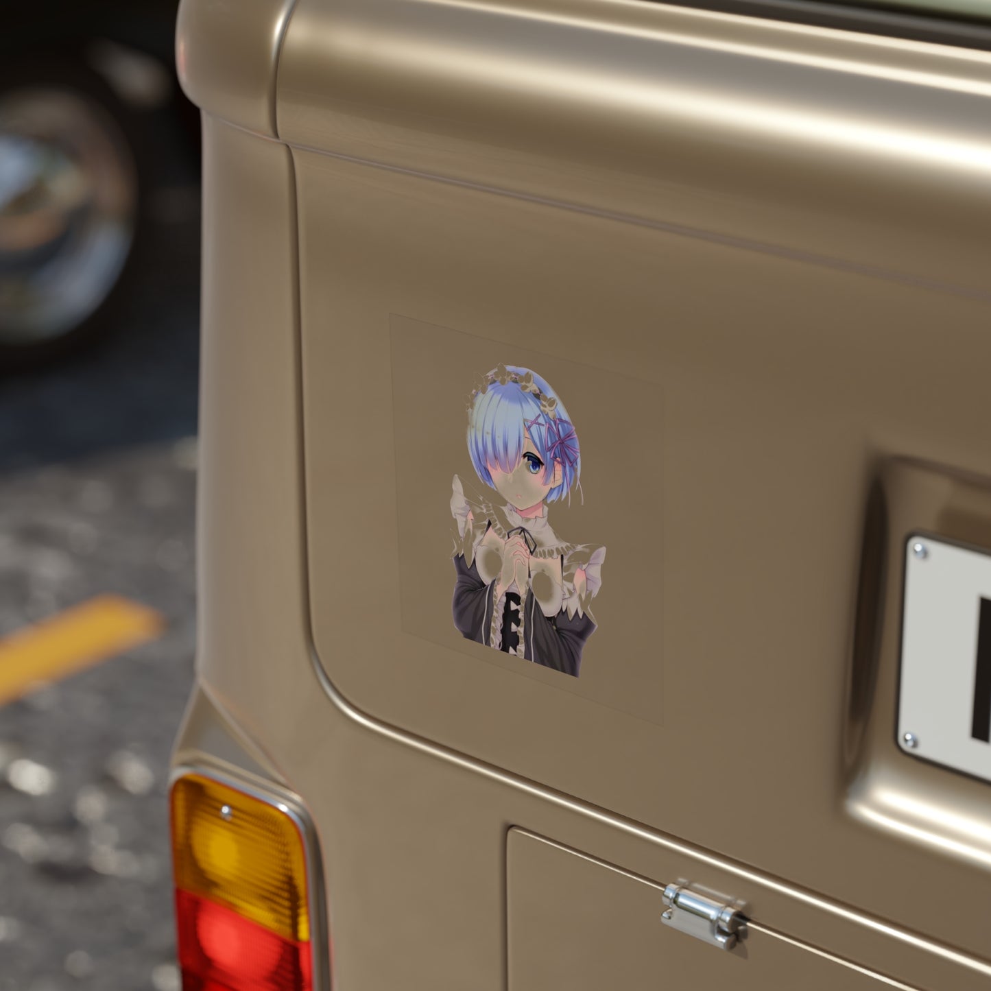 Rem Flower Crown Sticker