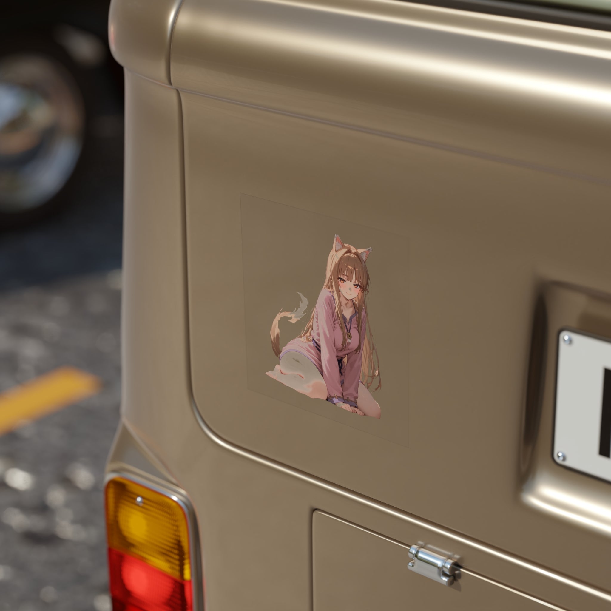 Sexy Kneeling Holo Sticker