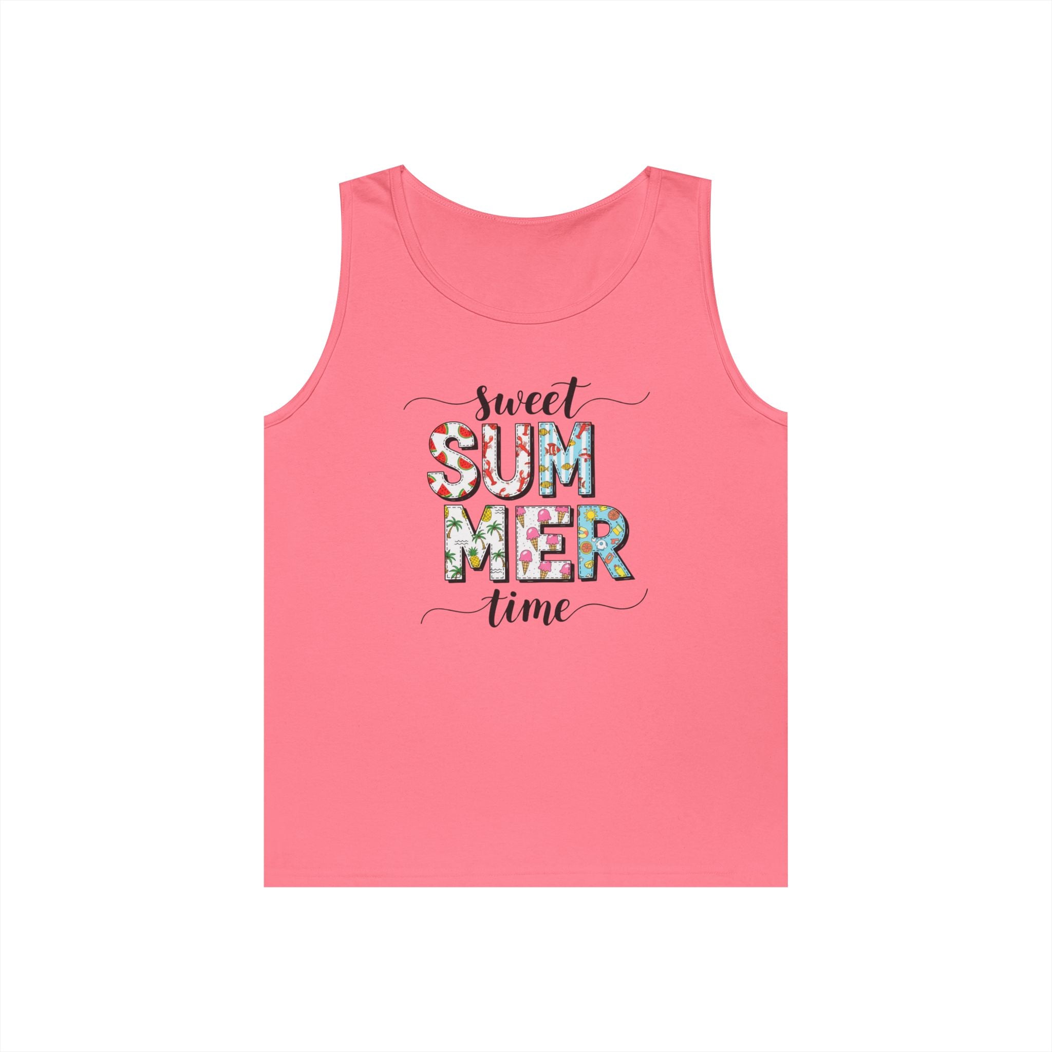 Sweet Summer Time Unisex Heavy Cotton Tank Top