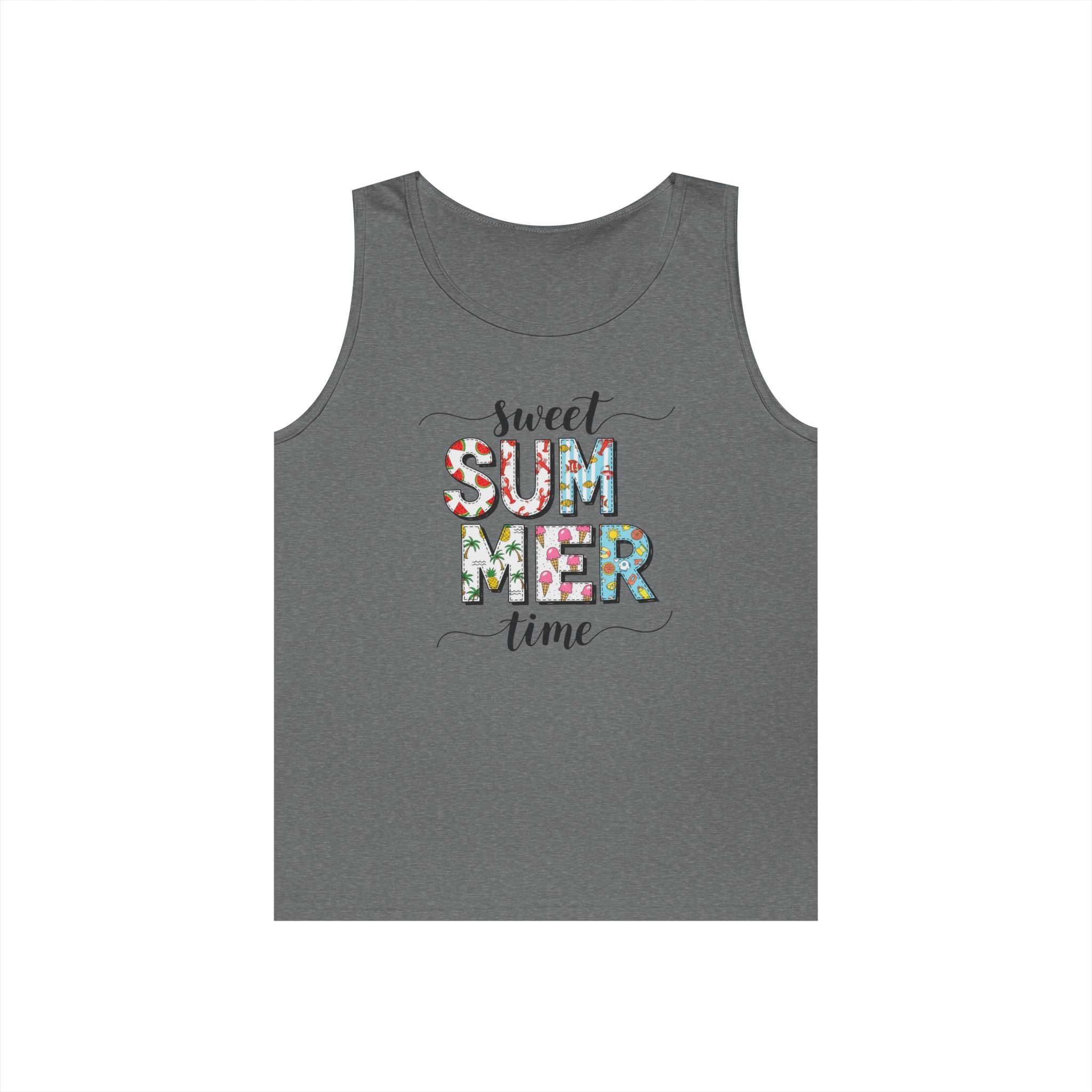 Sweet Summer Time Unisex Heavy Cotton Tank Top