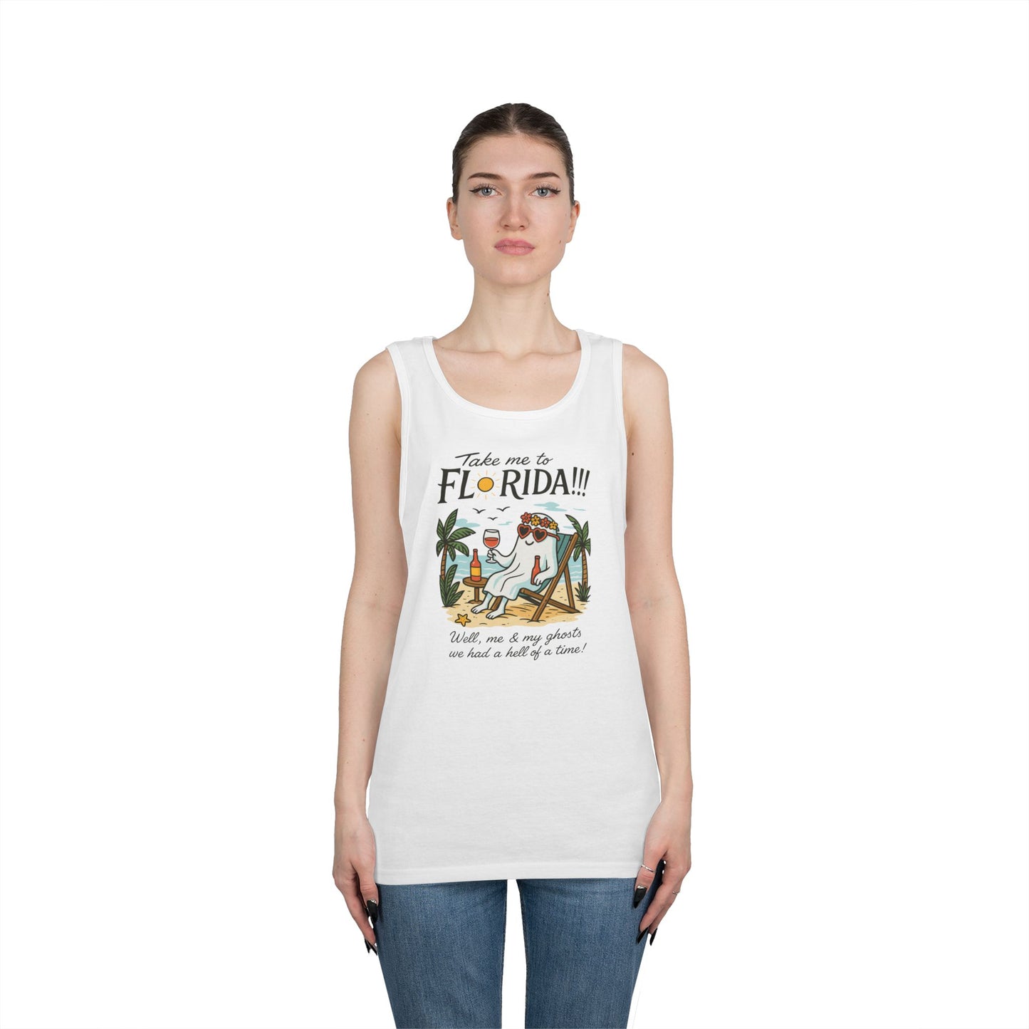 Take Me To Forida Unisex Heavy Cotton Tank Top