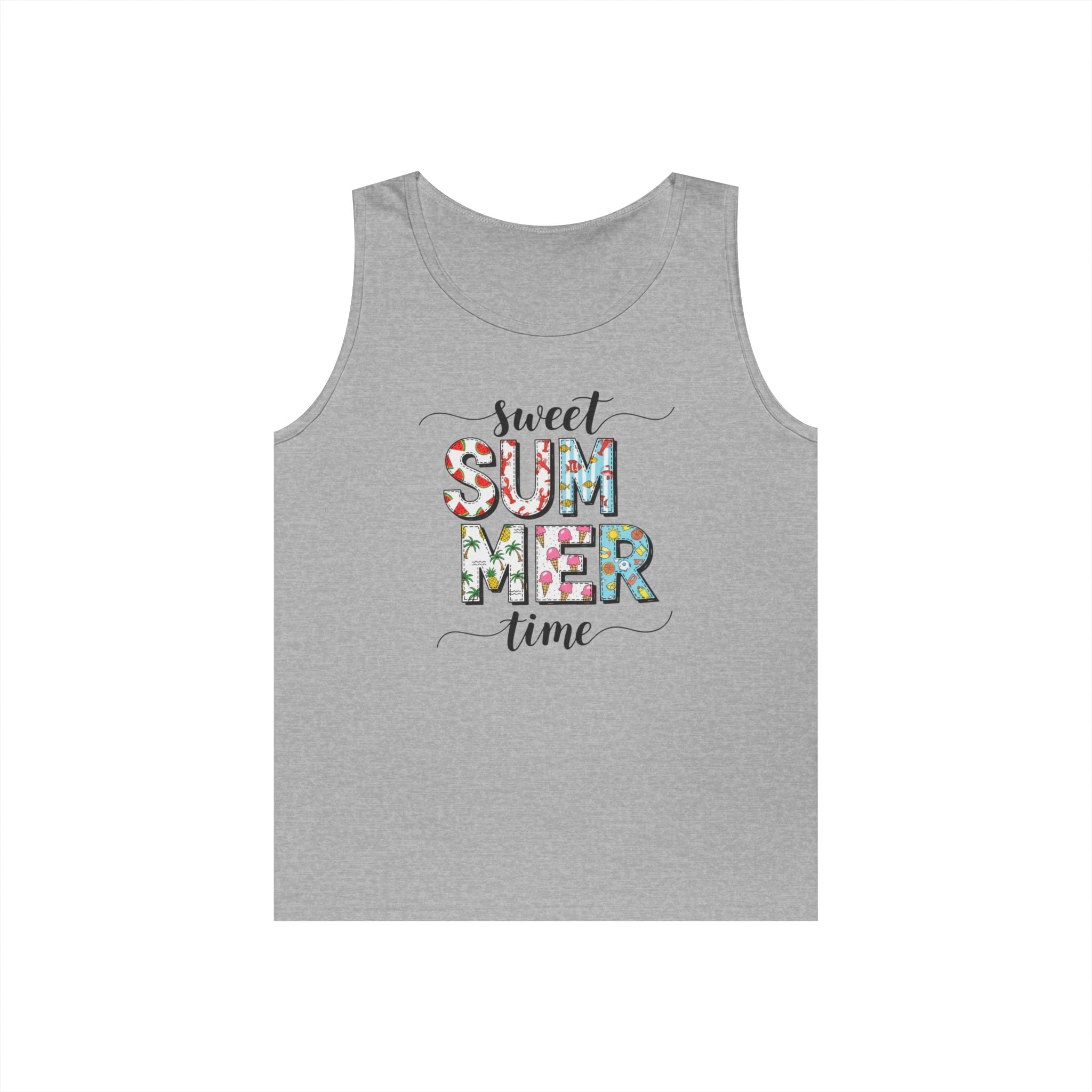 Sweet Summer Time Unisex Heavy Cotton Tank Top