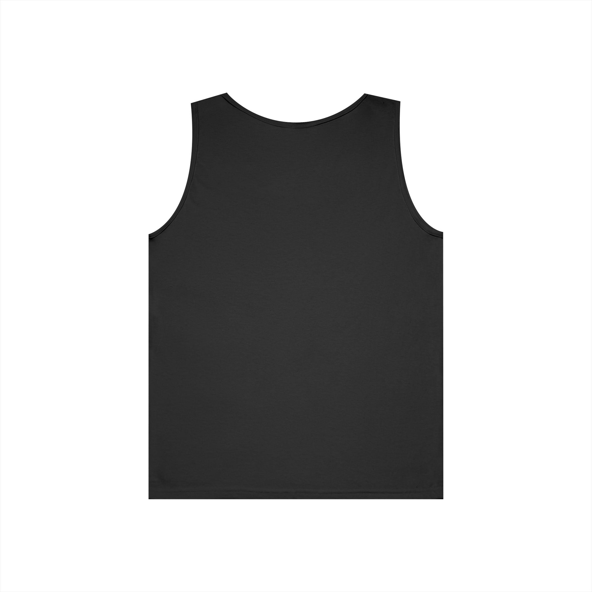 Blue Whale Minimal Unisex Heavy Cotton Tank Top