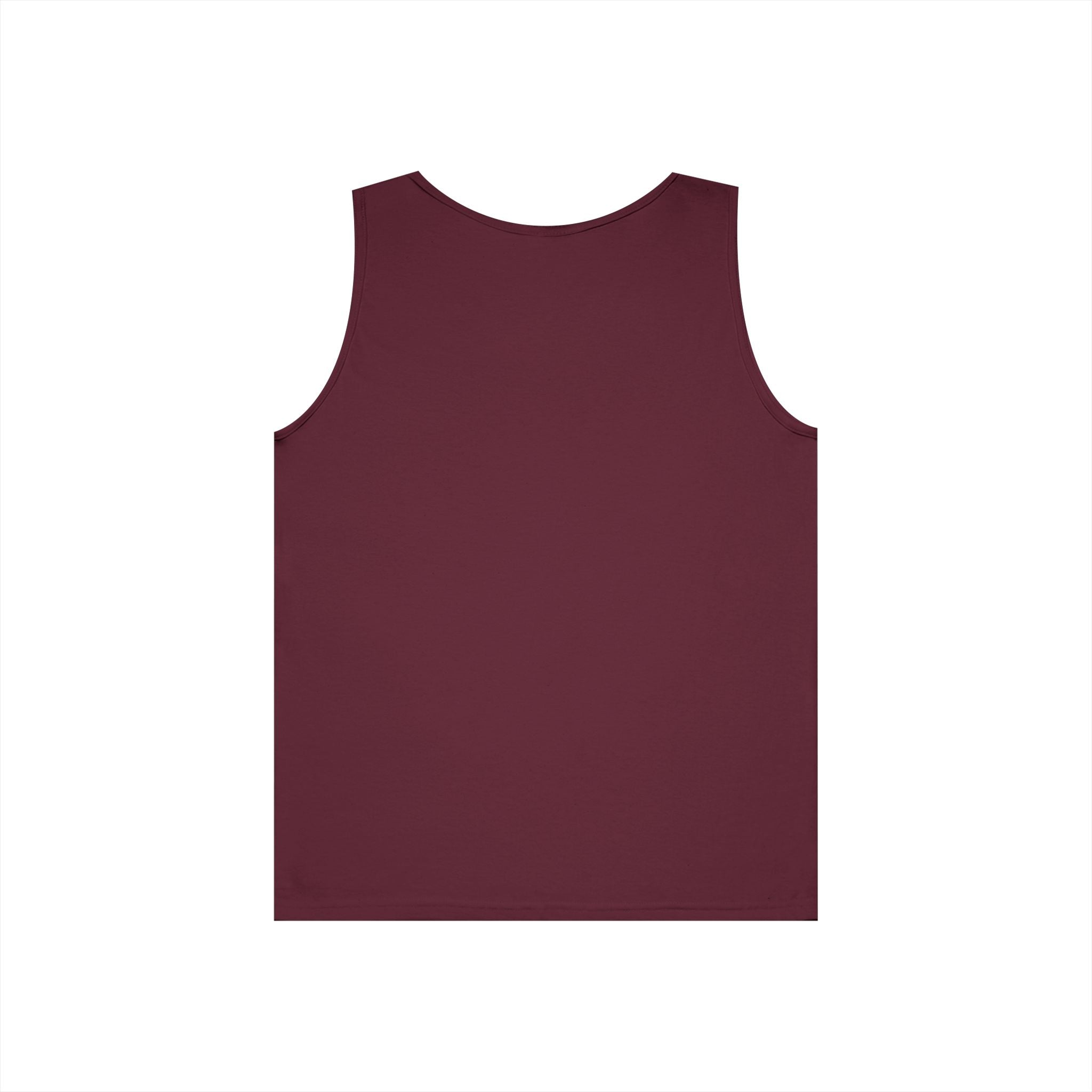 Blue Whale Minimal Unisex Heavy Cotton Tank Top