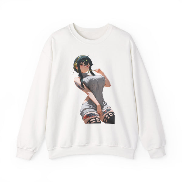 Yor Forger Sexy Tattooed Unisex Heavy Blend™ Crewneck Sweatshirt