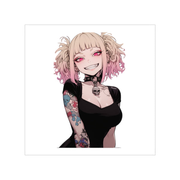 Gothic Himiko Toga Tattooed Crazy Sticker