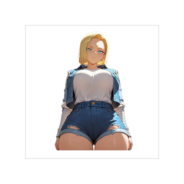 Big Busty Android 18 Sticker
