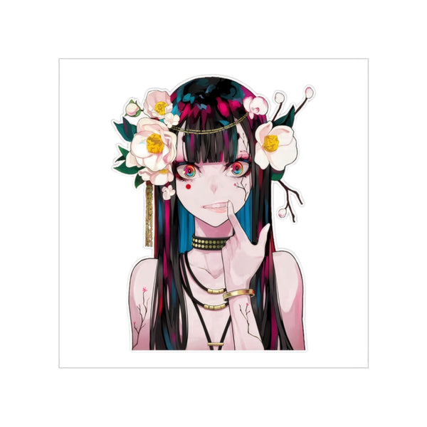 Vampire Girl Dark Fantasy Sticker