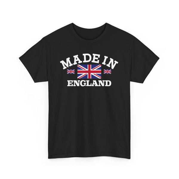 Made in England British Flag Union Jack Unisex Heavy Cotton Tee