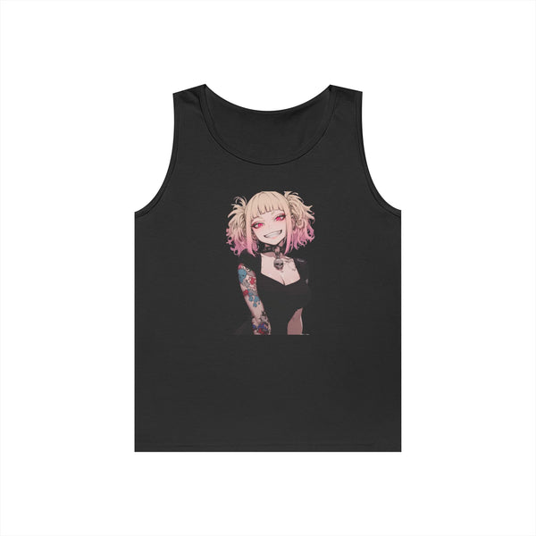 Gothic Himiko Toga Tattooed Crazy Heavy Cotton Tank Top