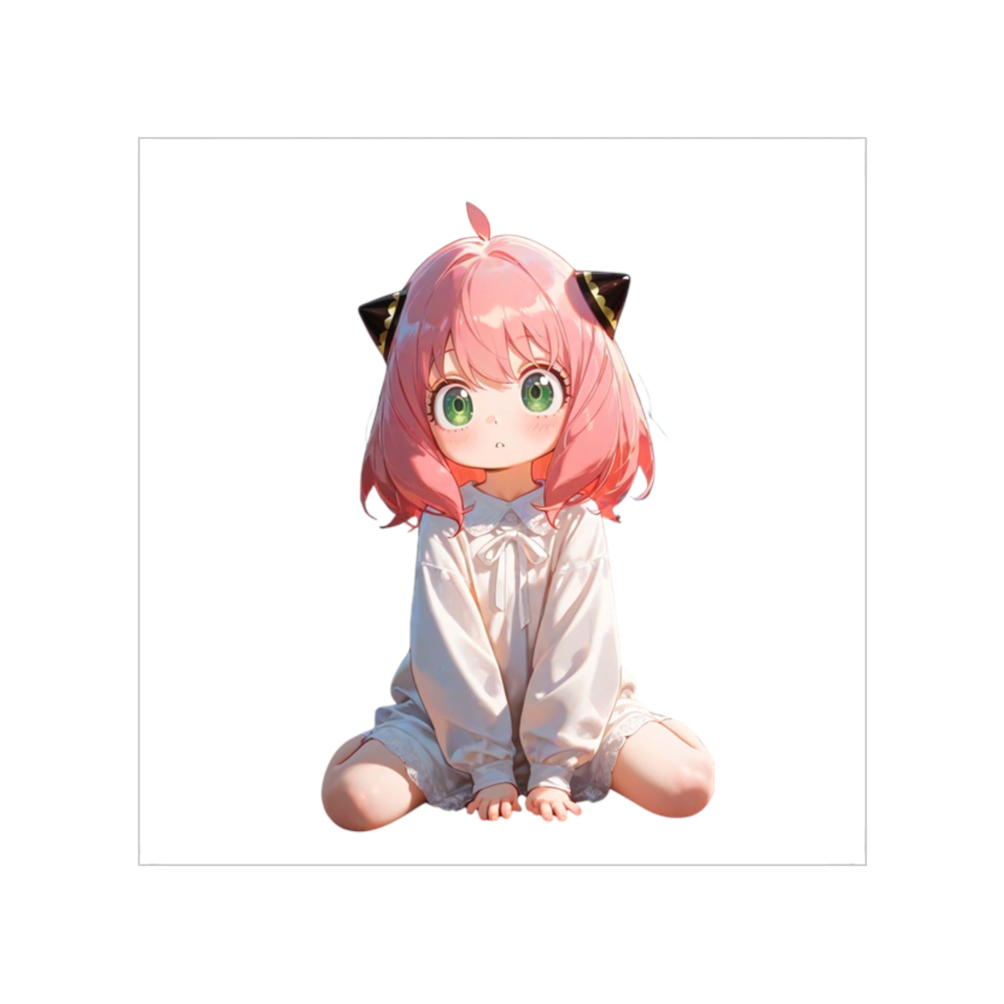 Anya Forger Curious Expression Sticker