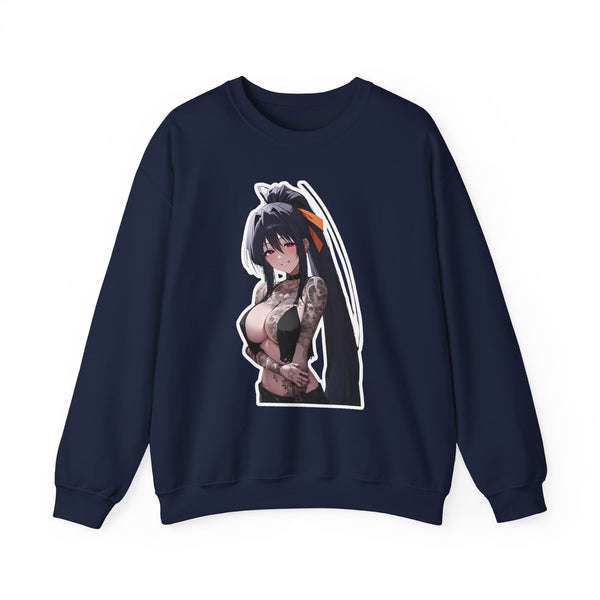 Akeno Himejima Gothic Tattooed Unisex Heavy Blend™ Crewneck Sweatshirt