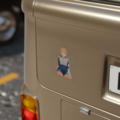 Big Busty Android 18 Sticker