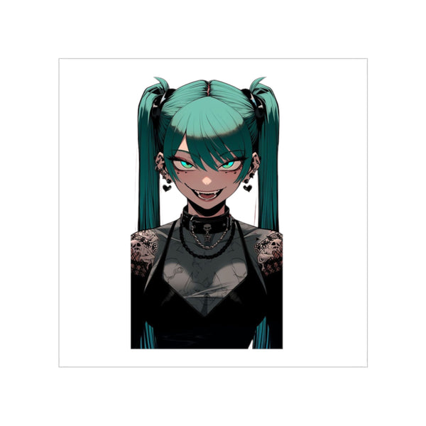 Miku With Devil Smile Sticker