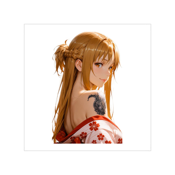 Asuna Kimono Tattoo Sticker