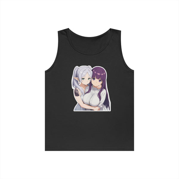 Fern x Frieren Waifu Heavy Cotton Tank Top