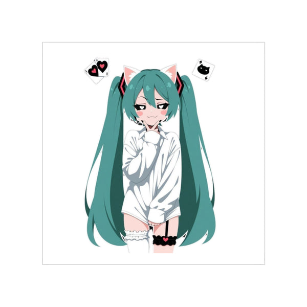 Hatsune Miku Catgirl Cute Anime Sticker