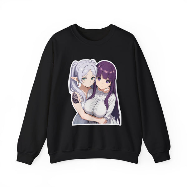 Fern x Frieren Waifu Unisex Heavy Blend™ Crewneck Sweatshirt