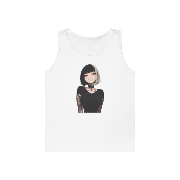 Himiko Toga Gothic Tattooed Style Heavy Cotton Tank Top