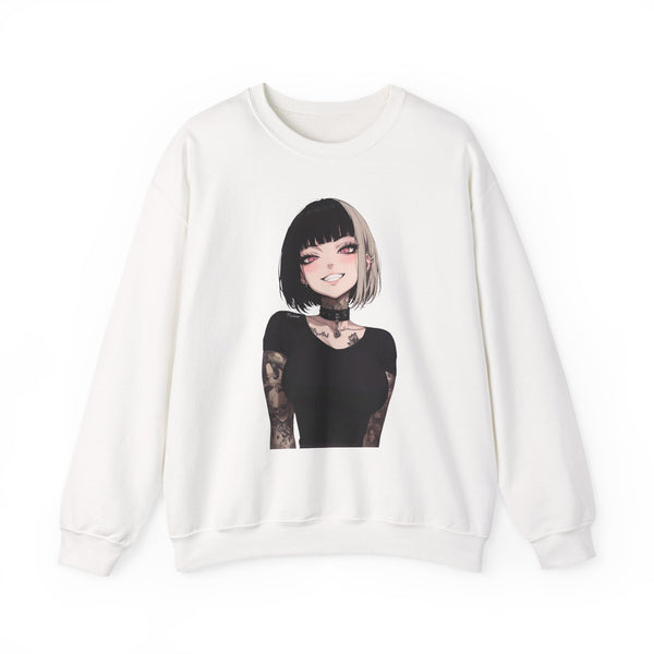 Himiko Toga Gothic Tattooed Style Unisex Heavy Blend™ Crewneck Sweatshirt