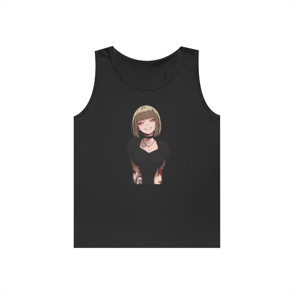 Sexy Style Himiko Toga Skull Tattooed Heavy Cotton Tank Top