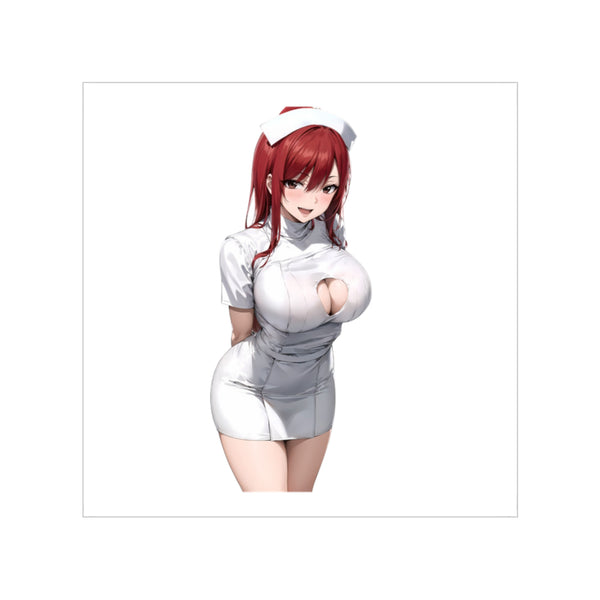 Ezra Scarlet Nurse Uniform Anime Vinyl Sticker